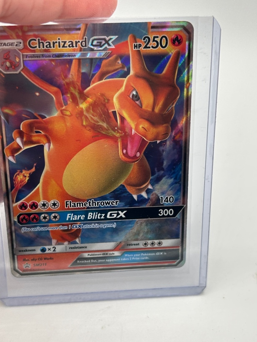Charizard GX Trading Card - Orange